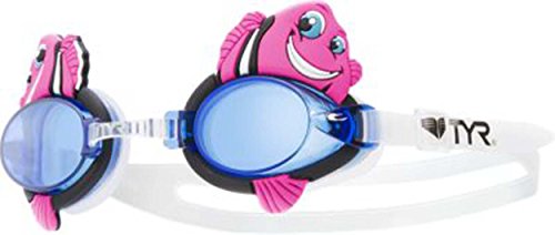 TYR Kids CharacTYR Happy Fish Goggles, FL Pink