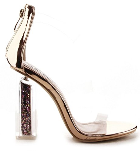 glitter perspex heels