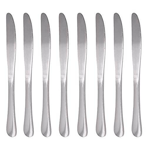 Wowfeu Lot de Couteau de Table en Acier Inoxydable Couteaux à Steak Couteaux à dessert Cover
