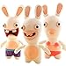 rodjl 3Pcs Rayman Raving Rabbits Plüschtier Weiches Stofftier Hase Puppe Kinder Geschenk 35Cm 35