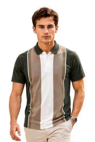 Image of GODFREY Half Cotton Polo T Shirt for Man with Pocket - Regular Fit Mens Collar Tshirt