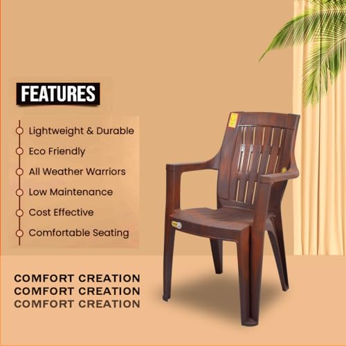 Image of High Back Ortho Chair Premium Heavy Duty Chair (Weight Bearing 150 kg) (Pack of 4)