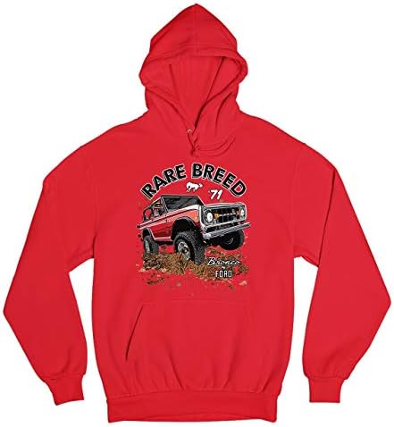 Vintage 1966 Ford Bronco Hoodie – Retro Truck Graphic Unisex Sweatshirt For Car Enthusiasts - View #3