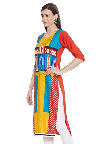 Image of Women's Crepe Regular Kurta
