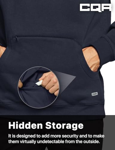 Cqr HOH352 Men'S Winter Fleece Pullover Hoodies, Thermal Long Sleeve Hooded Sweatshirt, Cotton-Blend Outdoor/Tactical Shirts thumb #5