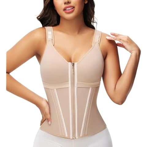 SHAPSHE Women's Waist Trainer Corset for Tummy Control Cover