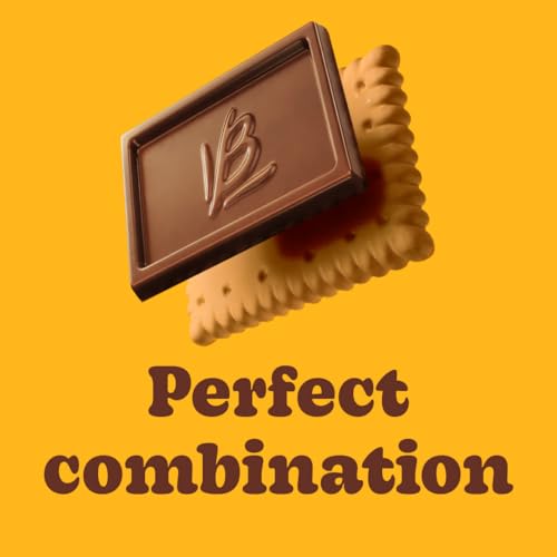 Image of Bauducco Choco Biscuit Cookies - Crispy Chocolate-Covered Biscuits, Individually Wrapped for Snacking, Dessert, and Lunch Boxes, 22.8 oz (Pack of 18, 4 Cookies per Pack)