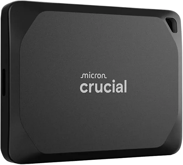Crucial X10 Pro 2TB Portable SSD, Up to 2100MB/s Read, 2000MB/s Write, USB 3.2 USB-C, External Solid State Drive, Durable Storage for PC & Mac, for Professional Creators, Black - ‎CT2000X10PROSSD902
