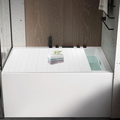 Estante de baño y funda plegable de PVC impermeable 8