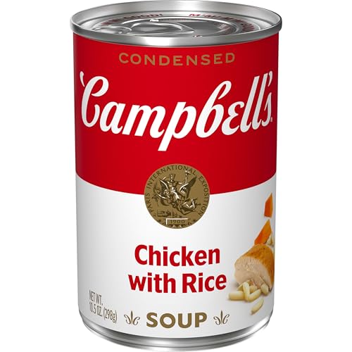 Campbell’s Condensed Chicken with Rice Soup, 10.5 Ounce Can