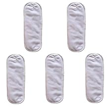 Newborn Baby Diaper Nappy Cover 8lbs-10lbs 5 Newborn Snap-in Inserts