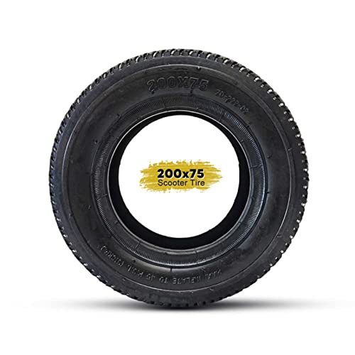 Pneu de chambre à air 200x75 pour scooter électrique gonflable