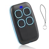 Telecommande Universelle Portail 4 en 1, 280 à 868 MHz Porte Télécommande Universelle pour Porte et Garage Volet Roulant Bip Multifréquence Rolling Code Compatible avec Came TOP432NA TOP432EE TOP432EA