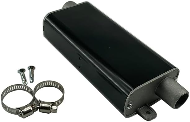 24mm マフラー サイレンサー Sカーブ エア ディーゼル パーキングヒーター 排気管 アルミ合金 (スモール ゴールド)