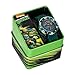 Nickelodeon Teenage Mutant Ninja Turtles Kids' LCD Watch – Flashing Light-Up Display, Bumpy Rubber Strap, Green Bezel, Digital Time Display, Adjustable Fit – Fits Wrists 5.5
