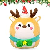 Peluche a forma di alce: ottieni 26 cm alce peluche natalizio, peluche carino e realistico, alla moda e nuovo che aggiunge un'atmosfera natalizia