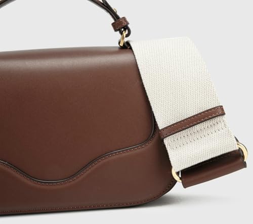 Slouchy PU Leather Saddle Hobo Bags Women Trendy Underarm Crescent Shoulder Bag Cute Crossbody Purse Satchel Tote Handbag2