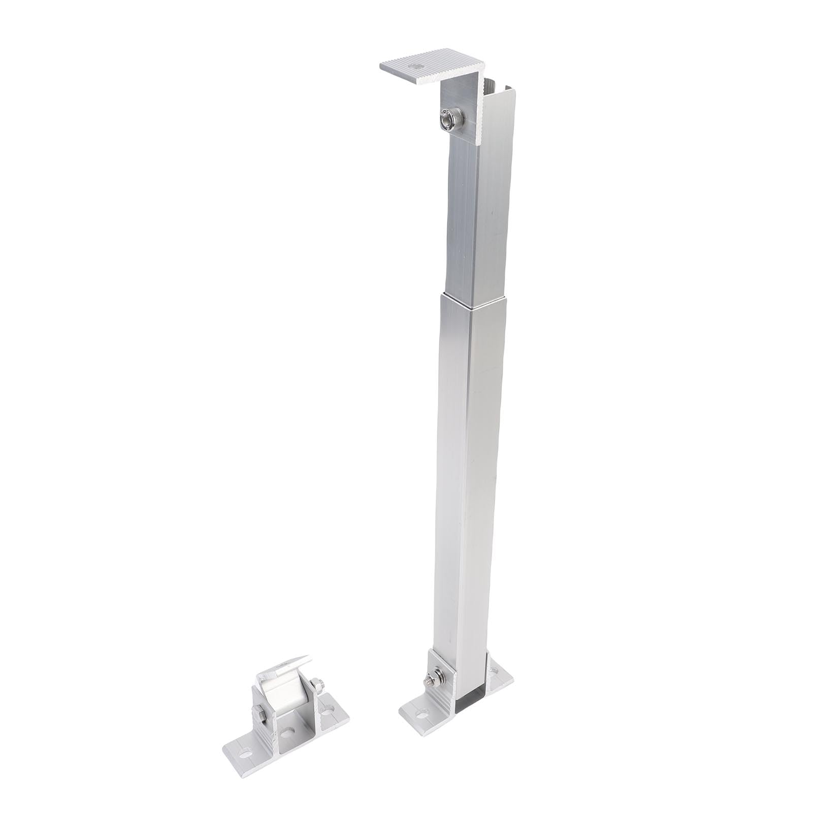 Staffa di Montaggio per Pannello Solare, Staffa di Montaggio per Pannello Solare in Lega di Alluminio, Supporto Regolabile con Regolazione da 15 a 30 e Tutti gli Accessori Necessari,