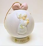 Precious Moments May Your Christmas Be Merry Dated 1991 3rd Issue Ornament #526940