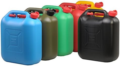 Kanister na paliwo 813500 Standard 20 l na benzynę, olej napędowy i inne towary niebezpieczne, dopuszczenie ONZ, wyprodukowano w Niemczech, produkcja z certyfikatem TÜV, czarny