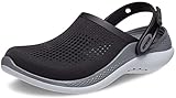 Crocs Unisex Literide 360 Clog slides, Black Slate Grey, 42/43 EU
