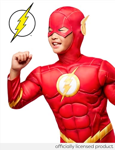 Rubies DC Comics Superheroes: The Flash Costume for Kids, Boy's Medium - image 6
