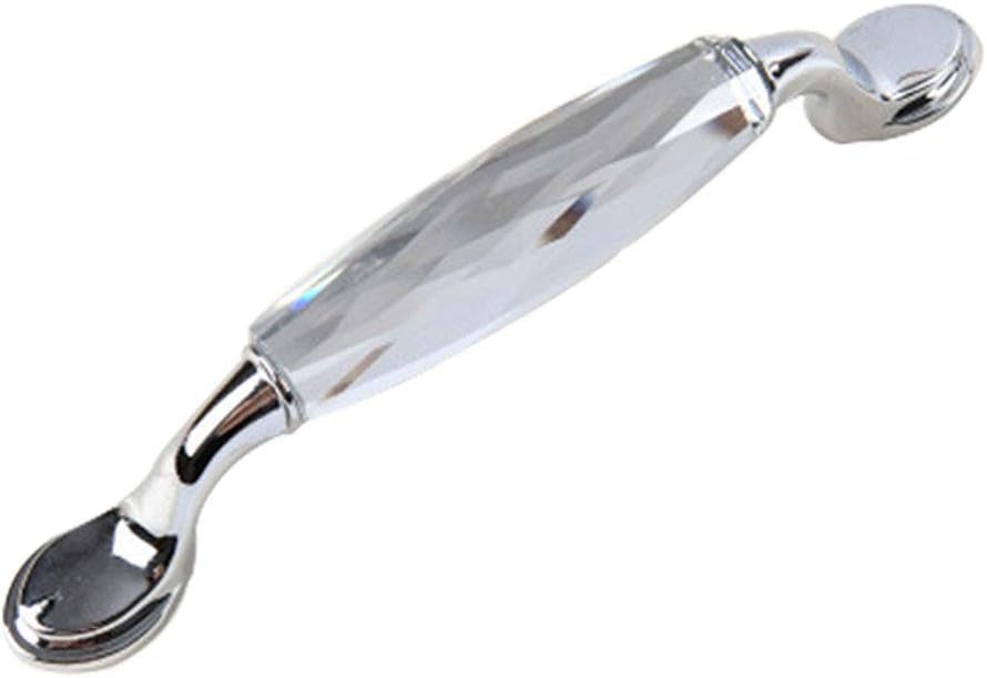 Boutons de porte en cristal lot de 2 poignées de meubles et armoires