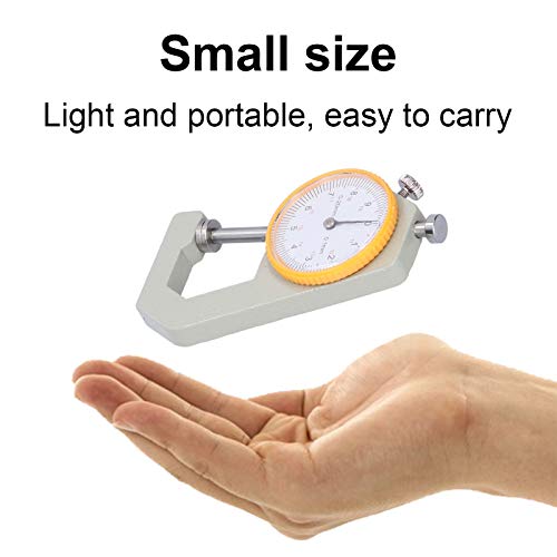 Septpenta Calibrador Mecánico de Espesor Digital, Duradero de Acero para Medir Grosor de Papel y Materiales (0-20mm, Precisión 0.1mm) miniatura 2