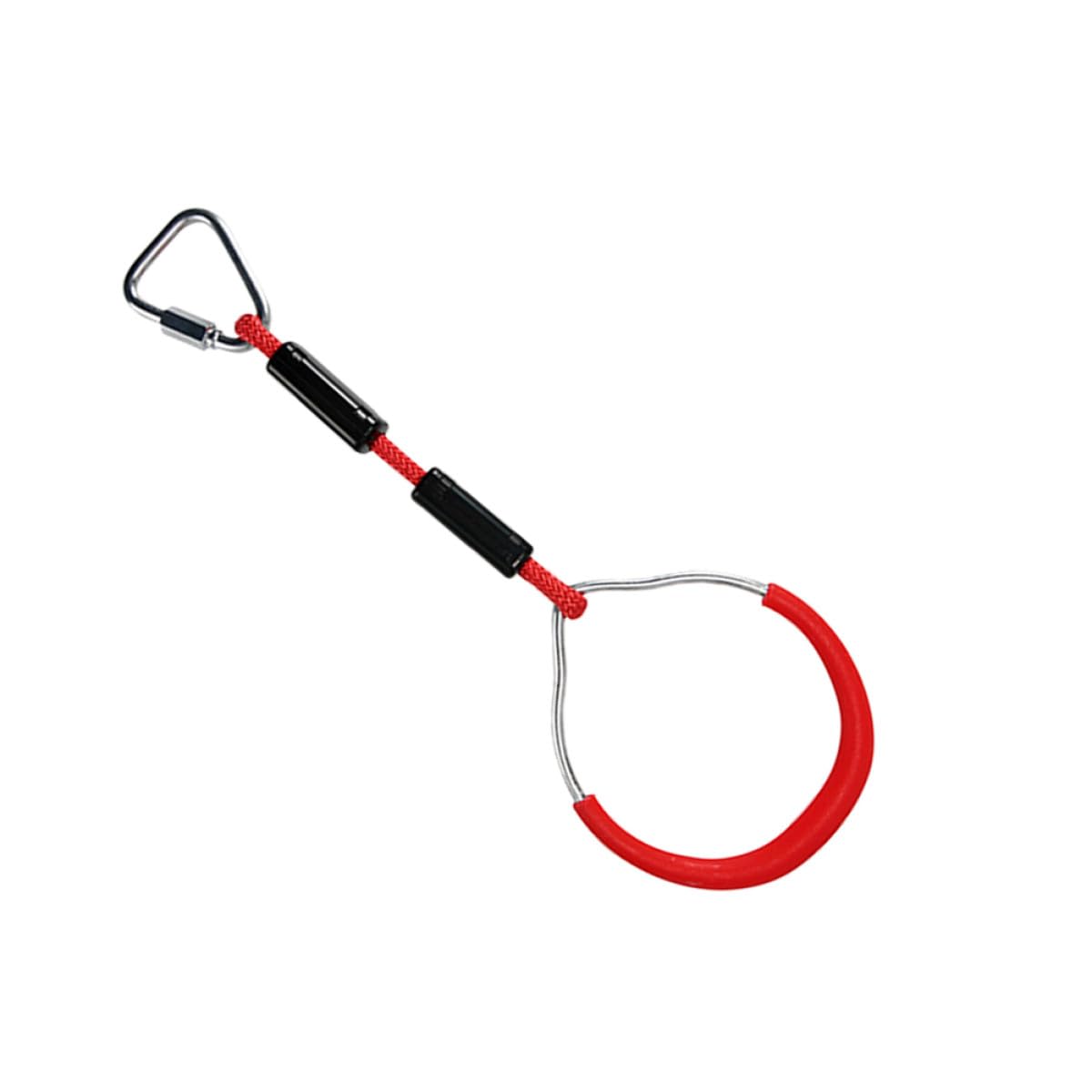 ORFOFE 2 Piezas Anillos Gimnasia Infantiles Columpio y Anillas Fitness Resistentes para Juegos al Aire Entrenamiento y Escalada Color Azul