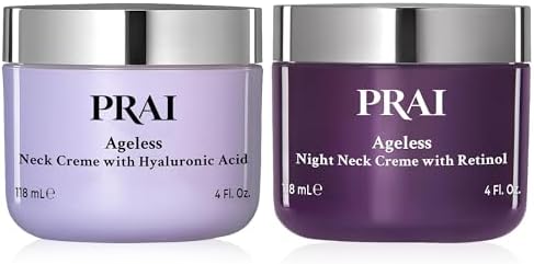 PRAI Ageless 2-Piece Throat & Decolletage Day & Night Set 4 oz each