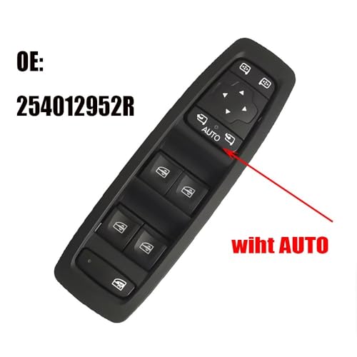 Bouton régulateur levage premium pour interrupteur vitre principale Kadjar Megane - 2