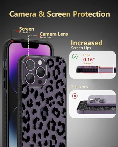Coque iPhone 13 Pro Max léopard protection militaire anti-chute