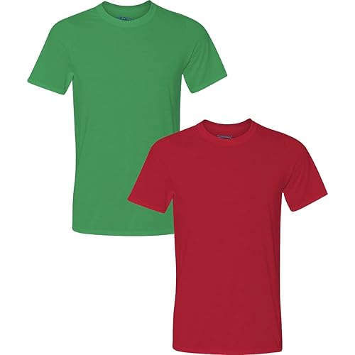 Gildan Men's Moisture Wicking Polyester Performance T-Shirt, 2-Pack