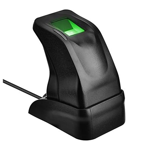 ASHATA USB Fingerprint Reader,USB Fingerprint Sensor Optical Fingerprint Scanner, Mini Biometric Fingerprint Reader for Desktop PC Security,Mobile PCs,Custom Applications,Home Office Use.