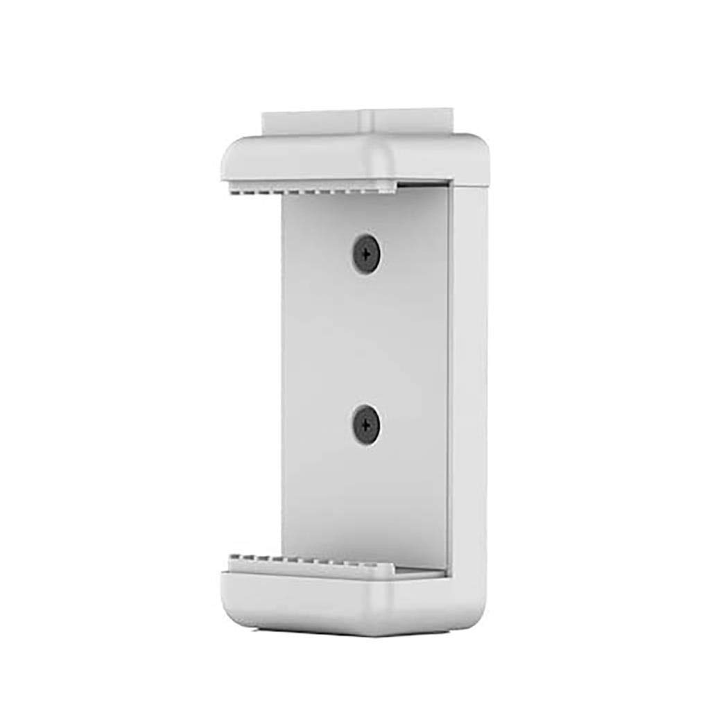 ST-07 Mobile Phone Holder for Tripod with Cold Shoe Mount White