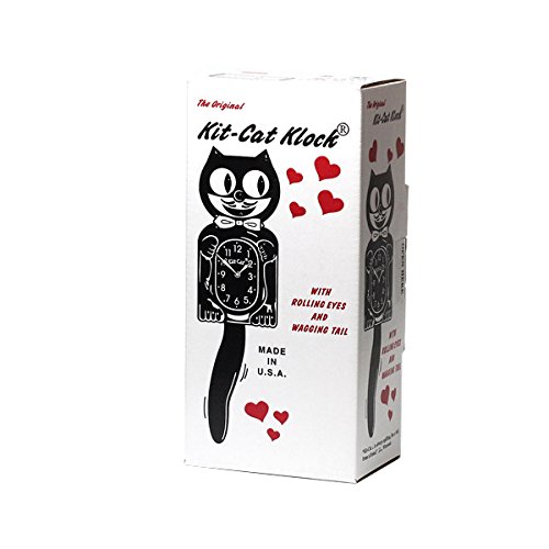 Reloj de pared Kit Cat Klock tipo abeja y gato miniatura 2