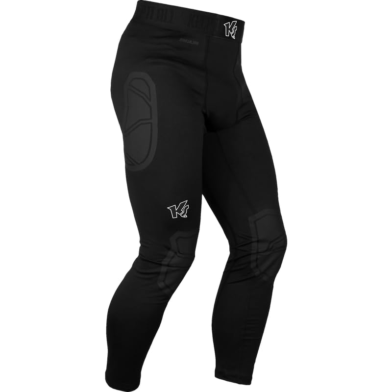 KEEPERsport - Torwart Profi Unterziehhose ohne Polsterung - Lange Protektionshose für Torhüter Underwear - Größe: S - XXL