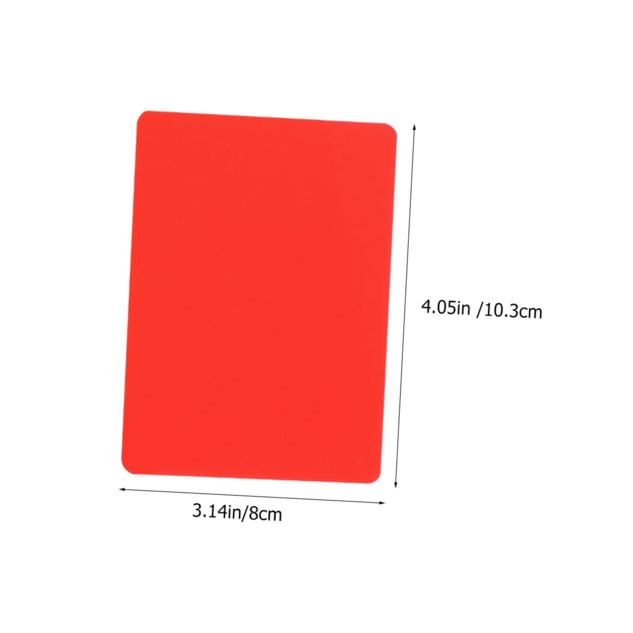 NAMOARLY 6Pcs Referee Cards Durable Red Yellow Cards for Football Sports Matches Lightweight Soccer Cards for Officials