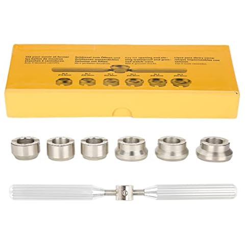 Watch Back Case Cover Opener, Remover Wrench Dies Repairer Tool Set with a Storage Box for Watchmaker to Watch Back Case Cover Removal Cover