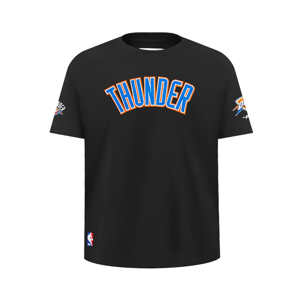 Pro Standard Big Boys NBA Los Angeles Lakers Classic Chenille Short Sleeve Tee Black S — image 1