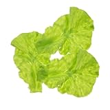 Baluue 3 pièces Laitue Artificielle Réaliste Légumes Verts Simulés Décoratifs pour Cu...