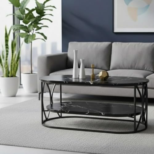 Image of Coffee Table Centre Table (C-BLK-BLK)
