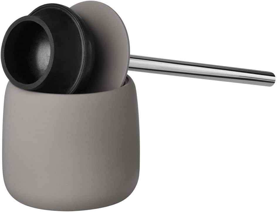 blomus SONO Plunger with Decorative Holder - Satellite (Taupe)