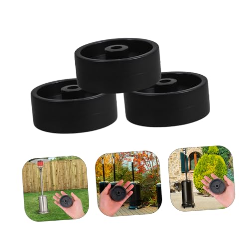 Toddmomy Heizstrahler Räder: Heizstrahler Rollen Mit 61mm Durchmesser Mobile Ersatzteile Für Gasheizer Universelle Räder Für Garten Und Terrasse