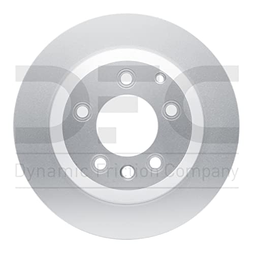 Image of Dynamic Friction Company Rear Hi-Carbon Alloy Brake Rotor (1) For 2003-2018 Porsche Cayenne, 2004-2018 Volkswagen Touareg, 2007-2015 Audi Q7