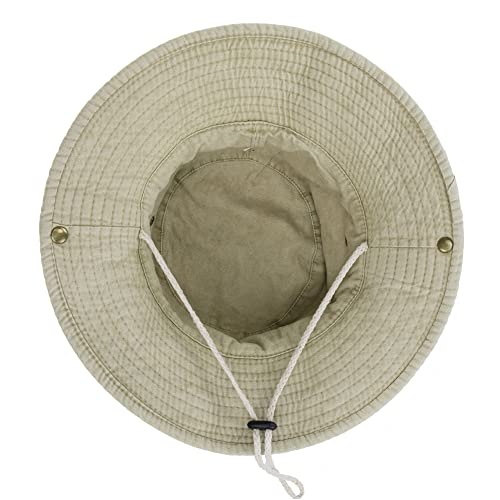 Image of Sun-Hats-for-Men-w /-UV-Protection-Wide-Brim Bucket Fishing Safari Hat | Sun-Hats-for-Men-with-UV-Protection-Wide-Brim Bucket Fishing Safari Boonie Hat for Summer (XL; 23 5 /8-24)