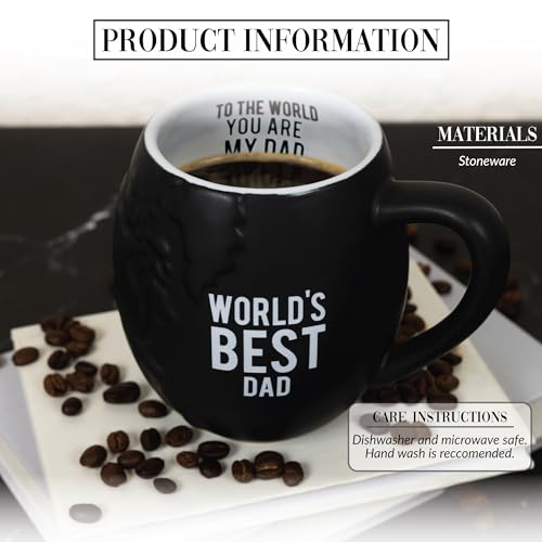 Taza de café Pavilion 20 oz grande forma globo terráqueo miniatura 2