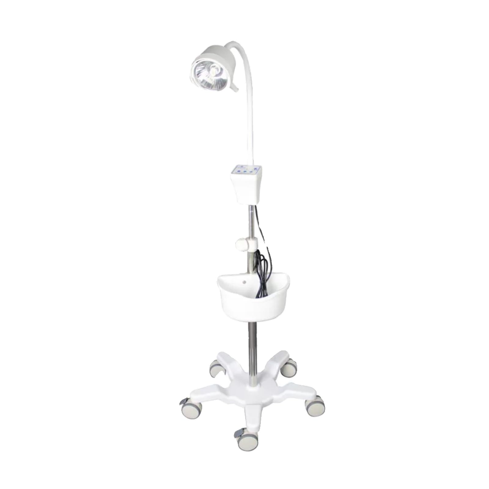 Lampa Zabiegowa Led 25 W, Światło Bezcieniowe, Lampa Do Badań Z Podstawą Podłogową, Regulowany Kąt Padania Światła I Płynne Ściemnianie, Przezroczysta, Bez