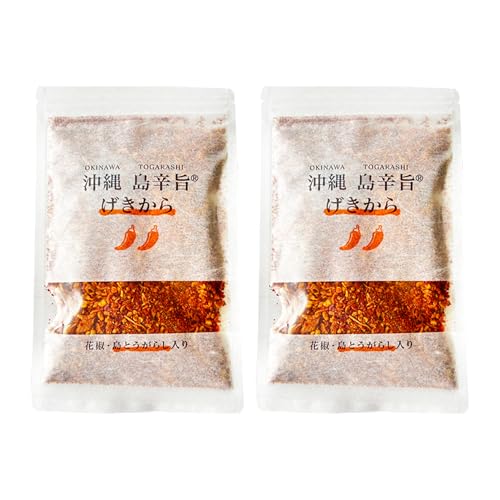 沖縄 島辛旨 げきから チャック付き ふりかけるタイプの調味料 80g×2袋 ◆旧スパイスチップ ザクザクげきから島辛旨チップ