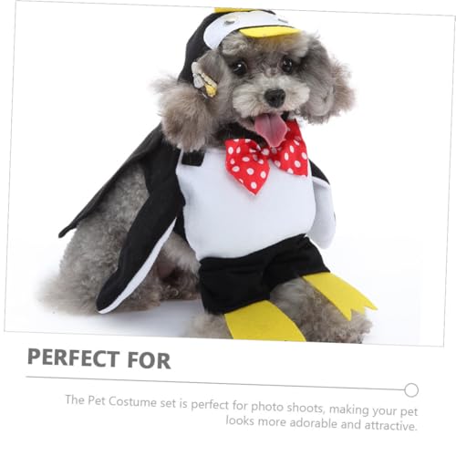 Disfraz Capa de Pingüino para Perro Talla S miniatura 7
